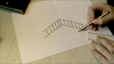 Как нарисовать 3d рисунок на бумаге карандашом 4